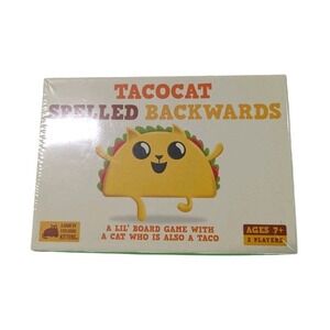 Tacocat Spelled Backwards Card Game Exploding Kittens New Sealed 2 Player Fun